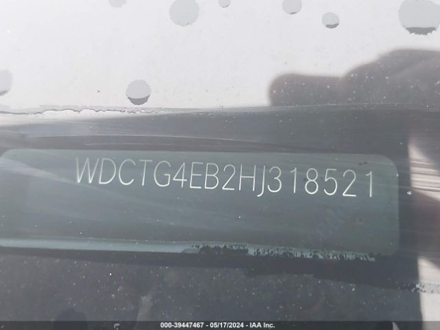 WDCTG4EB2HJ318521 Mercedes-Benz GLA 250