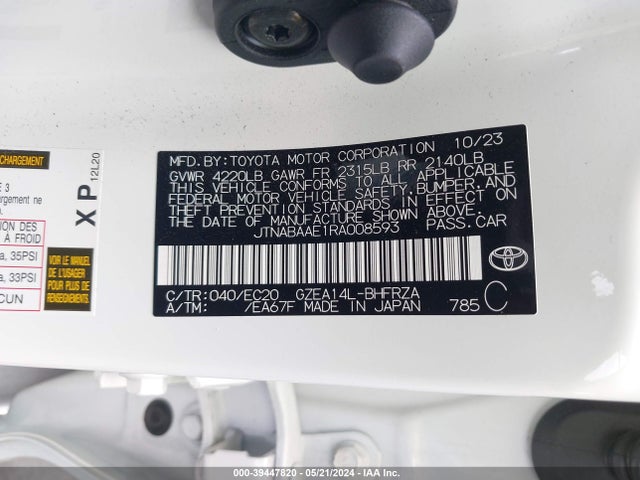 Toyota Gr Corolla Premium 2024 JTNABAAE1RA008593 Image 9