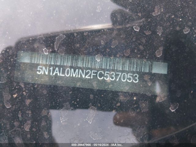 5N1AL0MN2FC537053 Infiniti QX60