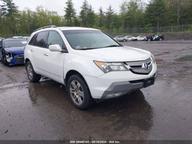 Auction sale of the 2007 Acura Mdx Technology Package, vin: 2HNYD28427H542842, lot number: 39448143