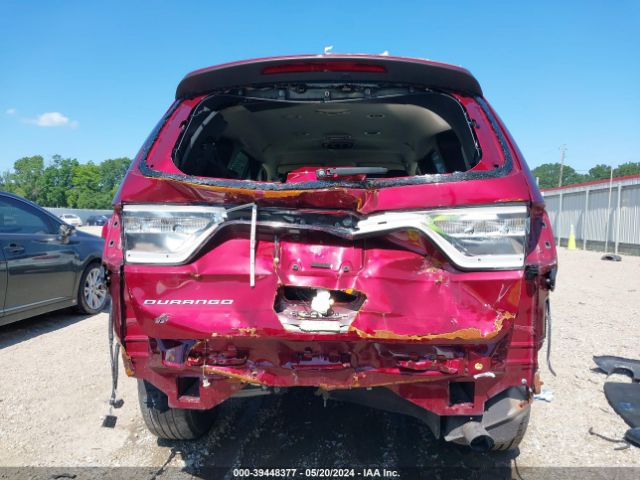 1C4RDJAG2NC103939 Dodge Durango Sxt Awd