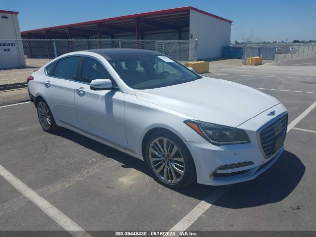 Auction sale of the 2018 Genesis G80 5.0 Ultimate, vin: KMHGN4JF3JU236478, lot number: 39448430