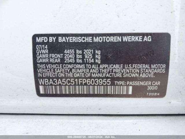 WBA3A5C51FP603955 BMW 328I