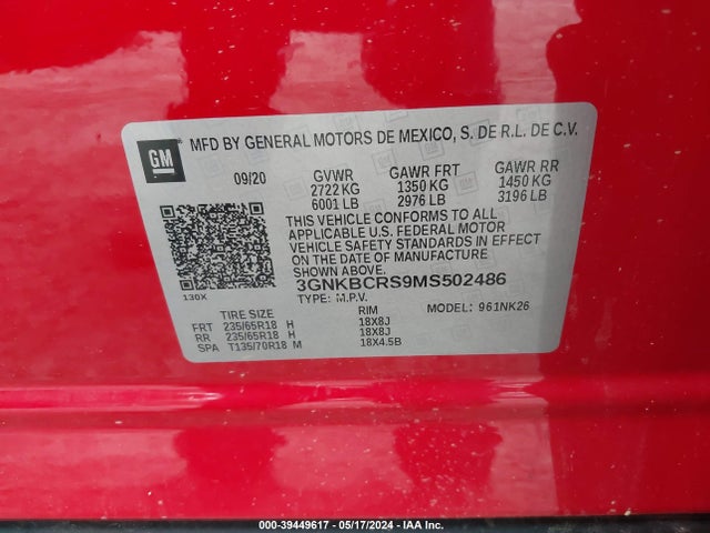 Chevrolet Blazer Fwd 2lt 2021 3GNKBCRS9MS502486 Image 9