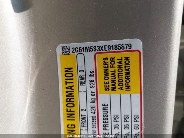 2G61M5S3XE9185879 Cadillac XTS LUXURY