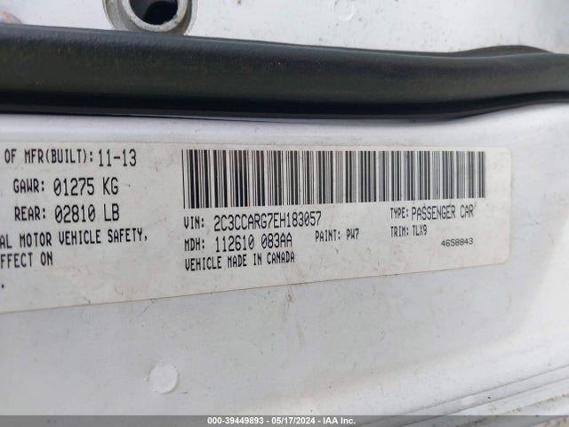 Chrysler 300 2014 2C3CCARG7EH183057 Image 9