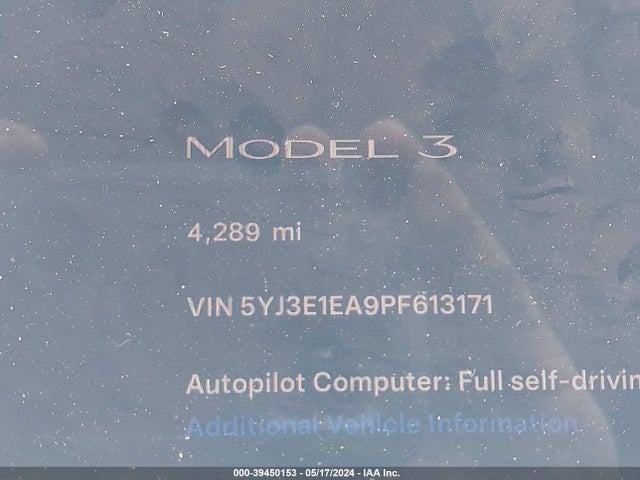 Tesla Model 3 Rear-wheel Drive 2023 5YJ3E1EA9PF613171 Image 15