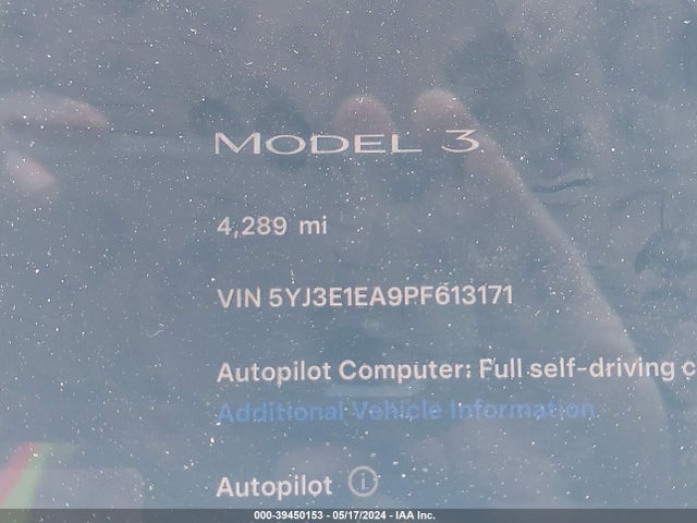 Tesla Model 3 Rear-wheel Drive 2023 5YJ3E1EA9PF613171 Image 7