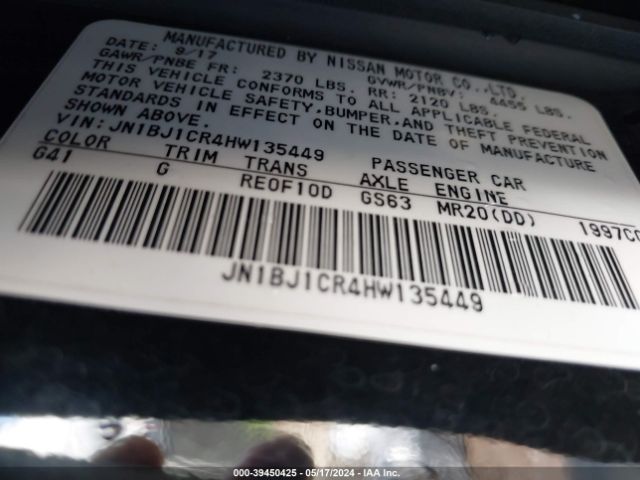 JN1BJ1CR4HW135449 Nissan Rogue Sport S