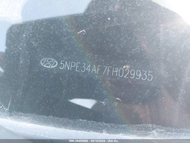 Hyundai Sonata Limited 2015 5NPE34AF7FH029935 Image 9