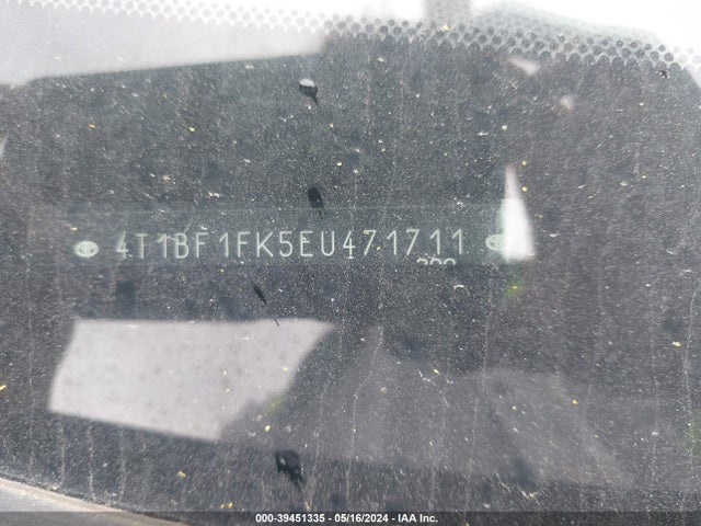 Toyota CAMRY SE 2014 4T1BF1FK5EU471711 Image 9
