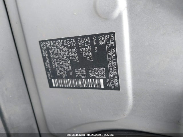 Nissan ROGUE S 2017 KNMAT2MV9HP554363 Image 9