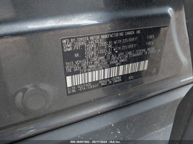 Toyota Rav4 Xle 2020 2T3P1RFV5LC081923 Image 9