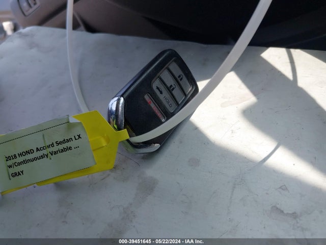 Honda ACCORD LX 2018 1HGCV1F19JA243467 Image 11