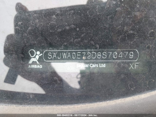 2013 JAGUAR XF SAJWA0E72D8S70479 Photo 8