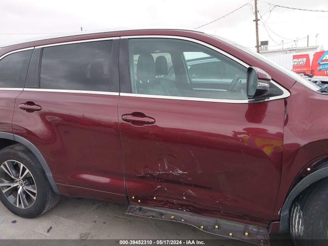 Toyota Highlander Xle V6 2016 5TDKKRFH9GS185385 Image 12