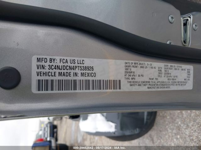 3C4NJDCN4PT538926 Jeep Compass Limited 4x4