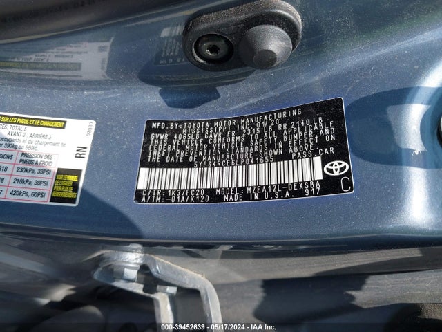 Toyota COROLLA SE 2020 5YFS4RCE6LP041655 Image 9