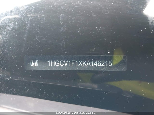Honda ACCORD LX 2019 1HGCV1F1XKA146215 Image 16