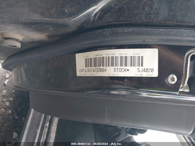 Jeep Cherokee Latitude Altitude 2015 1C4PJLCB1FW723064 Image 9