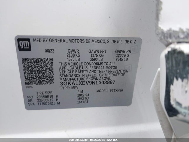 GMC Terrain Awd Denali 2022 3GKALXEV9NL303897 Image 9