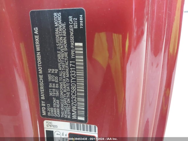 2013 MINI CLUBMAN WMWZG3C58DTY33171 Photo 8