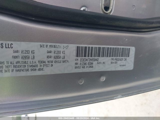 2C3CDXKT2HH558462 Dodge Charger Police Awd