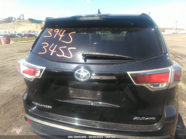 Toyota Highlander Xle V6 2016 5TDJKRFH3GS247617 Image 16
