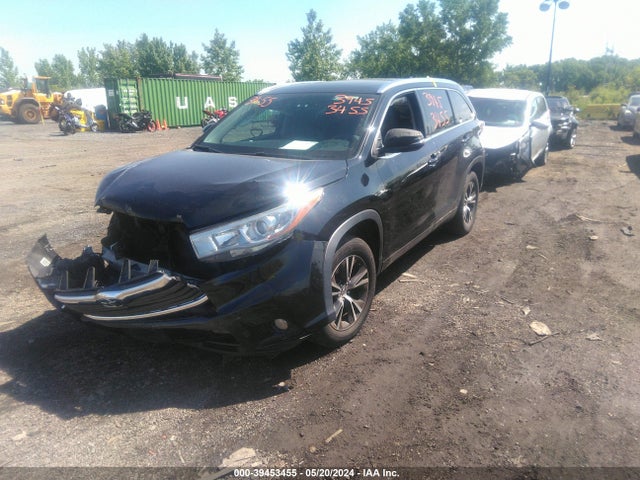 Toyota Highlander Xle V6 2016 5TDJKRFH3GS247617 Image 2