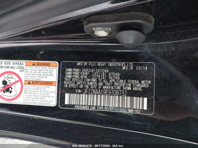 Scion Fr-s Monogram 2014 JF1ZNAA19E9708732 Image 9
