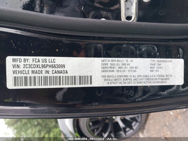 Dodge Charger Srt Jailbreak 2023 2C3CDXL96PH663099 Image 9