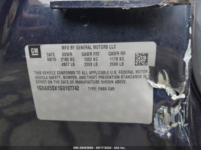 1G6AX5SX1G0107742 Cadillac Cts Luxury Collection
