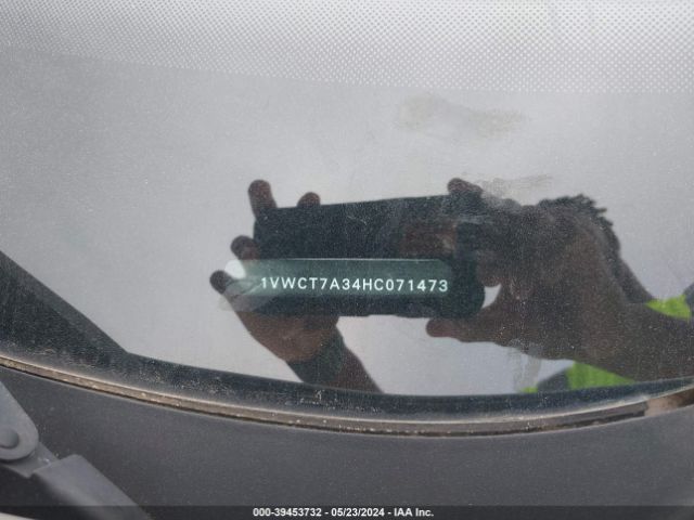 1VWCT7A34HC071473 Volkswagen Passat 1.8t Sel Premium