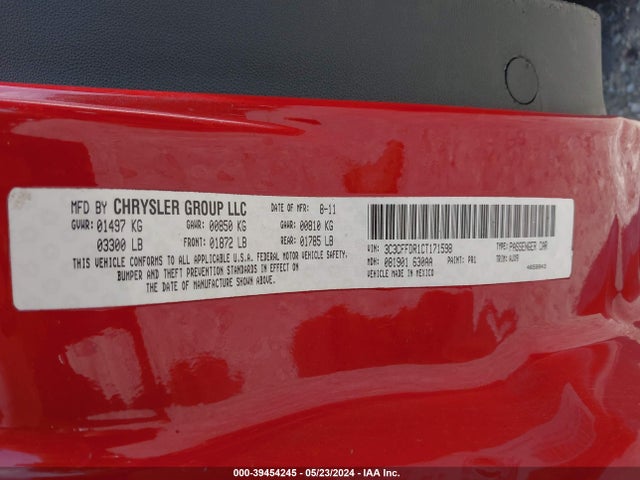 2012 FIAT 500C 3C3CFFDR1CT171598 Photo 8