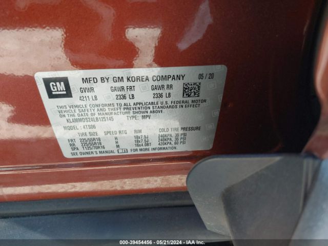 KL4MMDS24LB125145 Buick Encore Gx Fwd Select