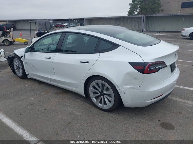 Tesla Model 3 Rear-wheel Drive 2022 5YJ3E1EA3NF143006 Image 3