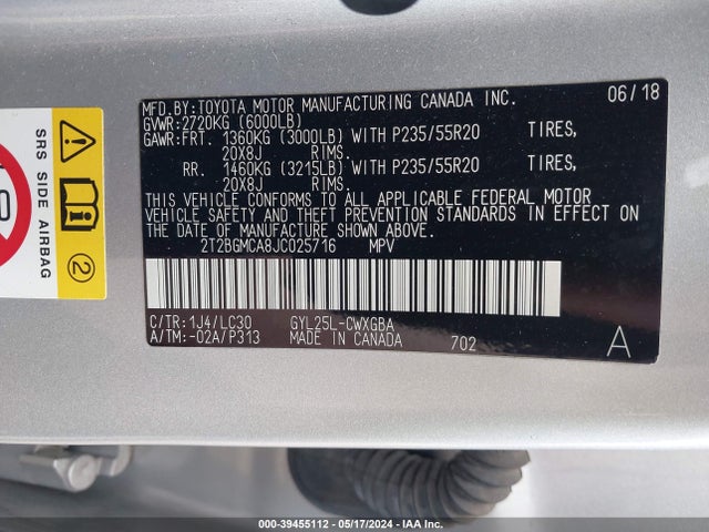 2T2BGMCA8JC025716 Lexus Rx 450h F Sport