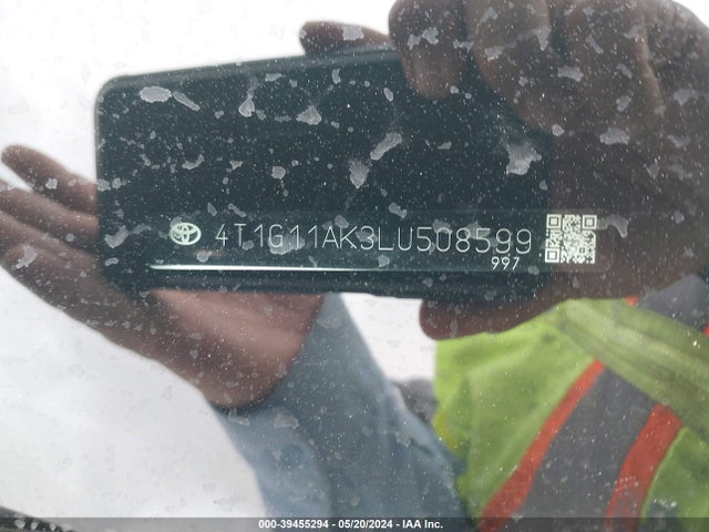 Toyota CAMRY SE 2020 4T1G11AK3LU508599 Image 9