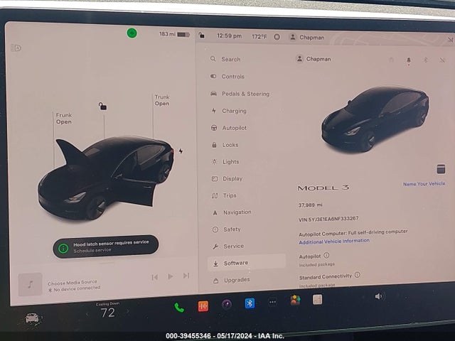 Tesla Model 3 Rear-wheel Drive 2022 5YJ3E1EA6NF333267 Image 7