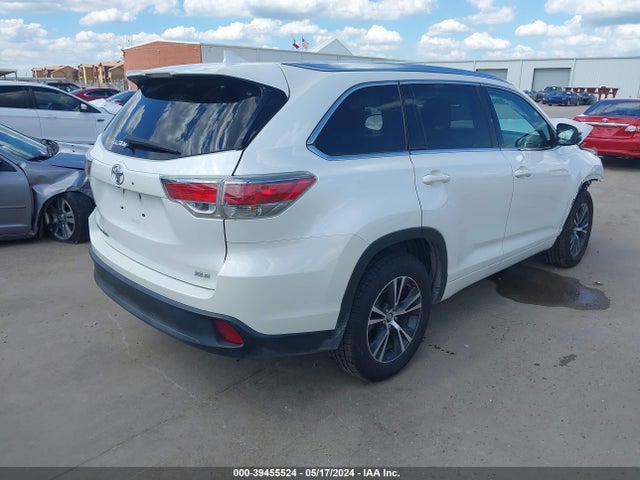 Toyota Highlander Xle V6 2016 5TDKKRFH3GS155038 Image 4