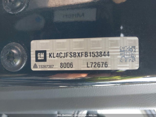 Buick Encore Convenience 2015 KL4CJFSBXFB153844 Image 9