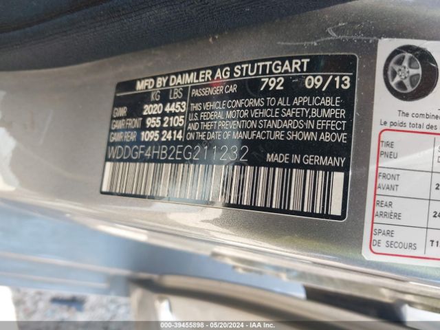 WDDGF4HB2EG211232 Mercedes-Benz C 250 Luxury/sport
