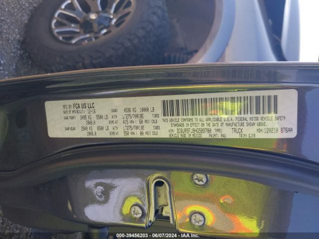 3C6UR5FJ9HG589780 RAM 2500 Laramie  4x4 6'4 Box