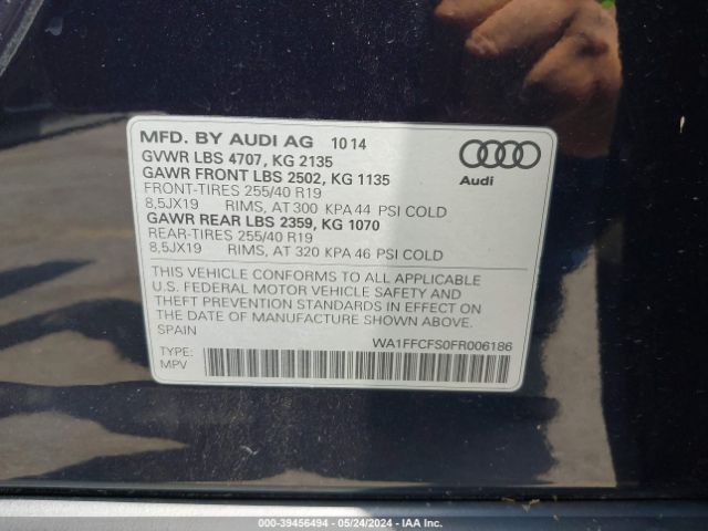 WA1FFCFS0FR006186 Audi Q3 2.0t Premium Plus