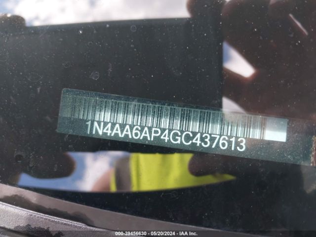 1N4AA6AP4GC437613 Nissan Maxima 3.5 Platinum/3.5 S/3.5 Sl/3.5 Sr/3.5 Sv