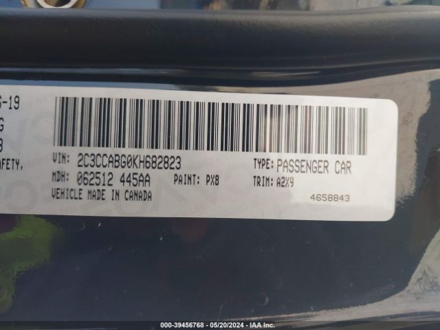 2C3CCABG0KH682823 Chrysler 300 300s
