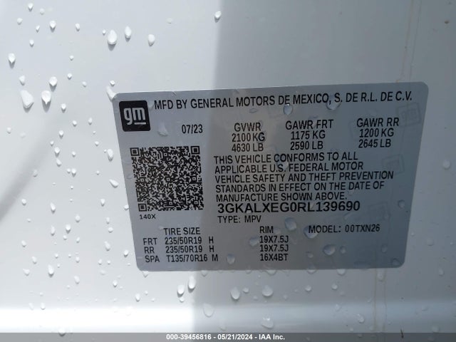 GMC Terrain Awd Denali 2024 3GKALXEG0RL139690 Image 9