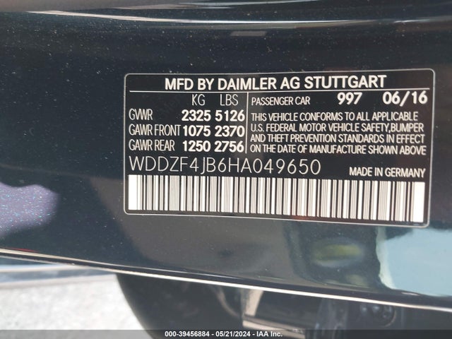 Mercedes-Benz E 300 2017 WDDZF4JB6HA049650 Image 9