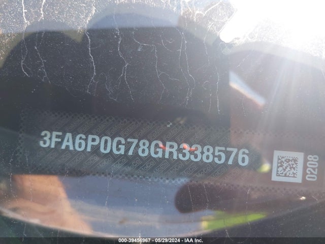 Ford FUSION S 2016 3FA6P0G78GR338576 Image 9