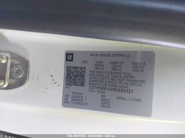GMC Canyon 2wd  Elevation Standard 2021 1GTH5BEA1M1192417 Image 9
